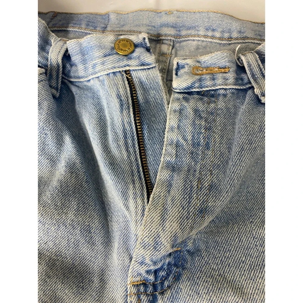 Vintage Wrangler Mens Relaxed Fit Light Wash Denim Jeans 33x32‎ USA Cotton jenas
